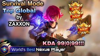 Survival Mode Nexus | Top global by ZAXXON perfect gameplay !!!| Advanced sever