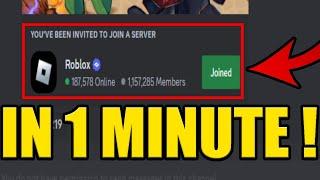 HOW to JOIN ROBLOX DISCORD SERVER PC & MOBILE