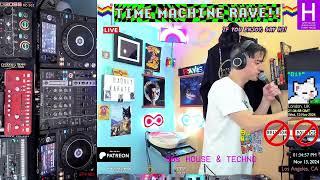 TIME MACHINE RAVE Ep. 863 - Blissful House Solutions - LIVE - 90s House & Techno