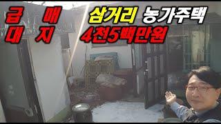 연천땅 삼거리 농가주택4천5백만원 대지 연천토지 제1종주거지역 연천부동산 운정부동산 파주땅 포천땅