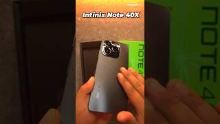 Infinix Note 40X #unboxing #viral #shorts