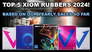 Our Top 5 Best Selling Xiom German Tensor Table Tennis Rubbers - This Year So Far!