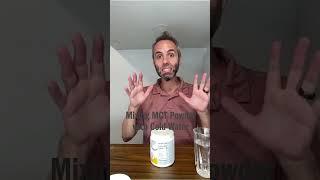 Mixing MCT Powder with Cold Water