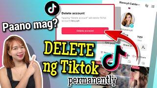 PAANO MAGDELETE NG TIKTOK ACCOUNT | HOW TO DELETE TIKTOK | Riencyll Cabile