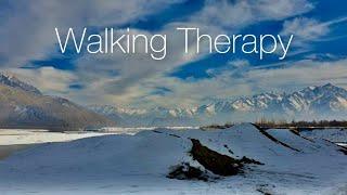 Walking therapy in extreme winter days  / Skardu / North Pakistan / 4k