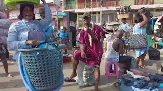 4K BIGGEST AFRICAN OPEN STREET MARKET COMPLETE TOUR GHANA ACCRA *NEW*