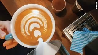 FLATWHITE LATTE ART, 호주 커피 플랫화이트 어려운 이유, 라떼아트, 우유스티밍, BARISTAJOY, 호주 바리스타, 카페 알바 브이로그