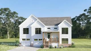 Spacious Single-Story Modern Farmhouse Plan with Walkout Basement [Plan 009-00416]