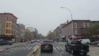 [8K] NYC Brooklyn en Recorrido hasta Wood-Ridge, NJ lluvioso ( MARTES 10 dic 2024)