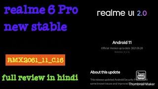 realme 6 Pro new stable update//RMX2061_11_C.16// Android 11//realme UI 2.0