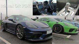 PORSCHE 718 Cayman GT4 | PDK OR Manual?