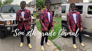 SON 8TH GRADE FORMAL * BEST DRESS * HUMMER * PULL UP * SHOE CAM * INTERVIEW *KEDA FLOYD