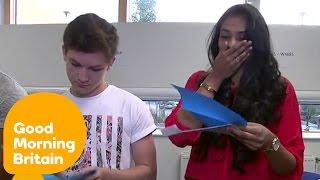 Students Open Their A Level Results Live On TV | Good Morning Britain