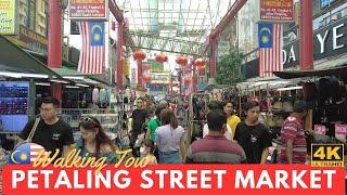 PETALING STREET MARKET @ KUALA LUMPUR | Walking Tour [4K]