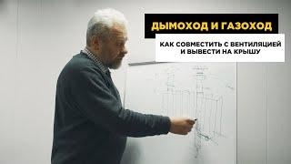 Дымоход, газоход и вентиляция как объединить в одну шахту. Что нужно учесть чтоб не дышать дымом.