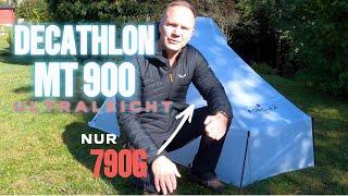 Ultraleicht Zelt - DECATHLON MT 900 - ich habe es getestet - mit Aufbau - nur 790g bis 920g