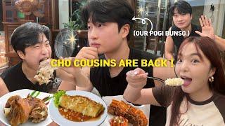 POGING CHO COUSIN IS IN  ! Trying Authentic Filipino Dishes ! [Brother ni Jacob and Sooah]