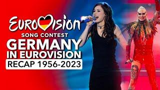  Germany in Eurovision Song Contest (1956 - 2023 | RECAP Deutschland beim Eurovision)