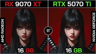RX 9070 XT VS RTX 5070 Ti TEST IN 20 GAMES | 1080P - 1440P - 2160P