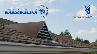 Roof Air Intake vent Install | Guide for Ventilation Maximum model AT2