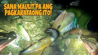 EP 76: NIGHT SPEARFISHING PHILIPPINES | KAILAN KAYA MAUULIT ANG GANITONG PAGKAKATAON | SISIDBIRI