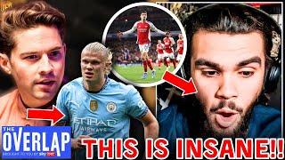 Arsenal HATE IS INSANE! PSG FAN REGRETS ARSENAL DISDAIN The Overlap Haaland SLANDER IS MAD