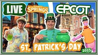 Live: St. Patrick's Day at Walt Disney World - EPCOT & Disney Springs - Disney World Livestream