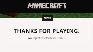 Minecraft is Dying... (no, really)