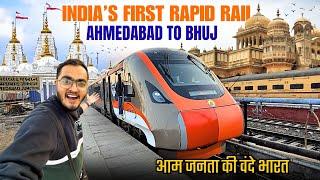 Ahmedabad to Bhuj Vande Metro Journey | Rann of Kutch Festival | Namo Bharat Rapid Rail