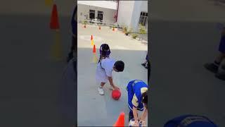 rolling the  Ball #trandingshorts #ytshorts #activegirl #learningthroughplay