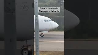 Announcement Garuda Indonesia from Singapore