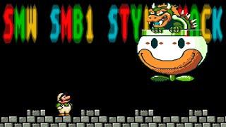 Super Mario World SMB1 Style Part 10 - Bowser's Castle (+ Credits)