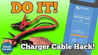 Jumper Cable Hack for Victron Energy Charger!