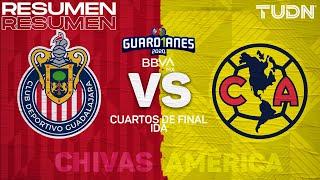 Resumen y goles | Chivas vs América | Cuartos final Ida - Guard1anes 2020 Liga BBVA MX | TUDN