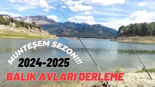 2024-2025 MUHTEŞEM SEZONDAN BALIK AVI DERLEMELER.#fishing #carpfishing #catfish  #sazan#alabalık