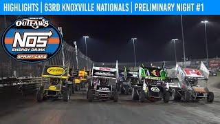 World of Outlaws NOS Energy Drink Sprint Cars | Knoxville Raceway | August 7, 2024 | HIGHLIGHTS