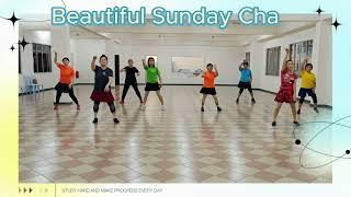 Zumba Dance : Beautiful Sunday  Demo: JoJo Linedance.