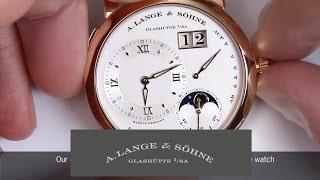 Review: the design of a Lange watch – A. Lange & Söhne