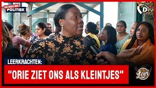  De Nieuwe Politiek LIVE • leerkrachten Fluschool boos; directeuren gemuteerd (Suriname)