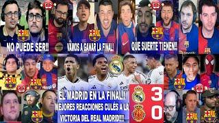 MEJORES REACCIONES CULÉS AL REAL MADRID 3-0 MALLORCA Y HAY CLÁSICO CONTRA EL BARCELONA EN LA FINAL