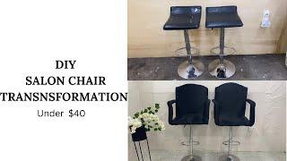 DIY Transformation: Turning Bar Stools into Stylish Saloon/Barber Chairs | With Enyoa