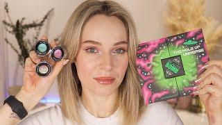 Обзор и сравнение новой палетки Beauty Bomb "The hole of universe" со спарклами SHIK