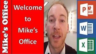 Welcome to Mike's Office!