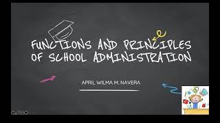 Functions and Principles of School Administrators