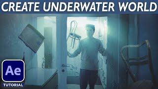 How to Create UNDERWATER ROOM (Aquaman) - After Effects VFX Tutorial