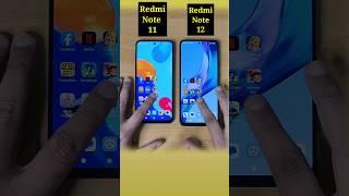 Redmi Note 12 vs Redmi Note 11 Speed Comparison | #shorts