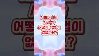 시어머니의 시골 땅 어떻게 방법이 없을까요?