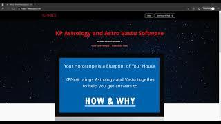 KPNoX - Free KP Astrology Software and Astro Vastu Software