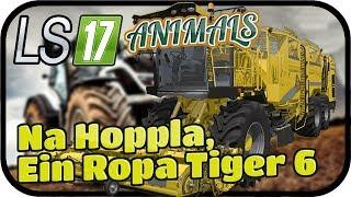 Na Hoppla, Ein Ropa Tiger 6 #034 ANIMALS - LS17 NORDFRIESISCHER MARSCH 4 FACH   FARMING SIMULATOR 1