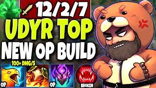 Udyr Top Lane with this new IMMORTAL build is BEYOND BROKEN  LoL Udyr vs Fiora Season 10 Gameplay